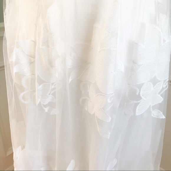 reserved - KCGUZZ24 White Lace Backless Maxi Dress - Picture 6 of 6